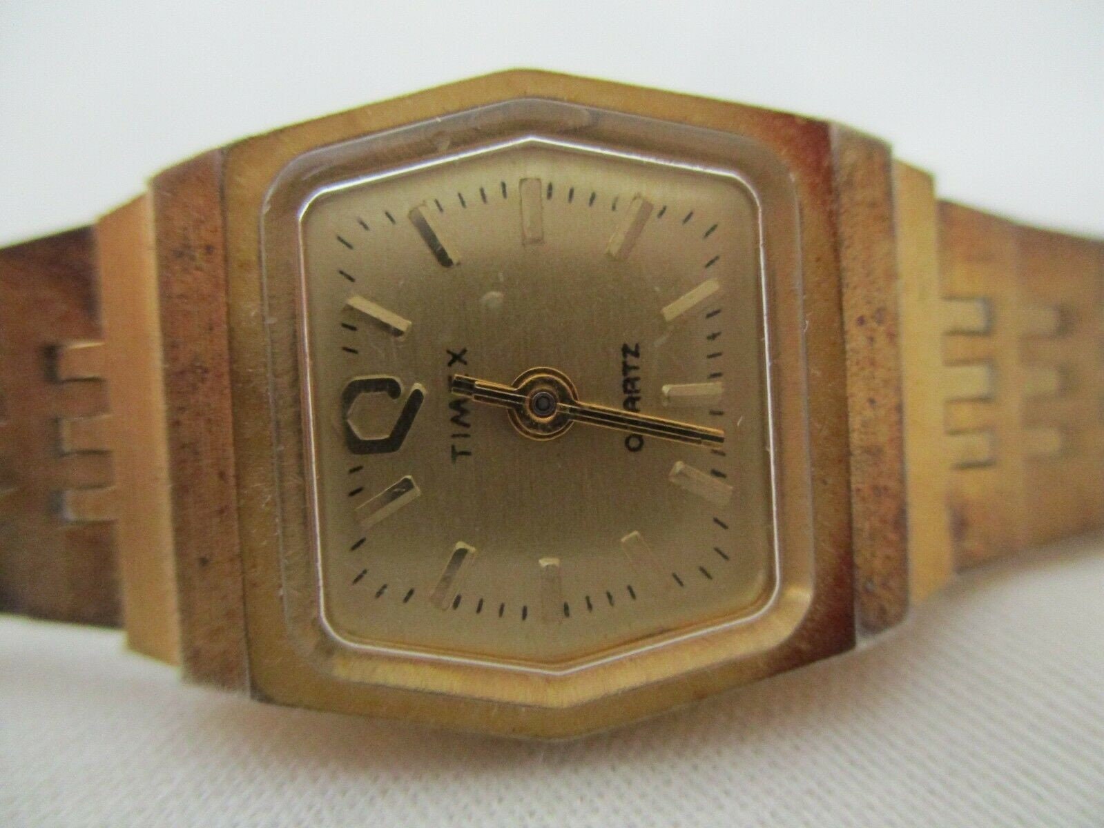 Timex K Cell Gold Toned Women's Wristwatch Etsy