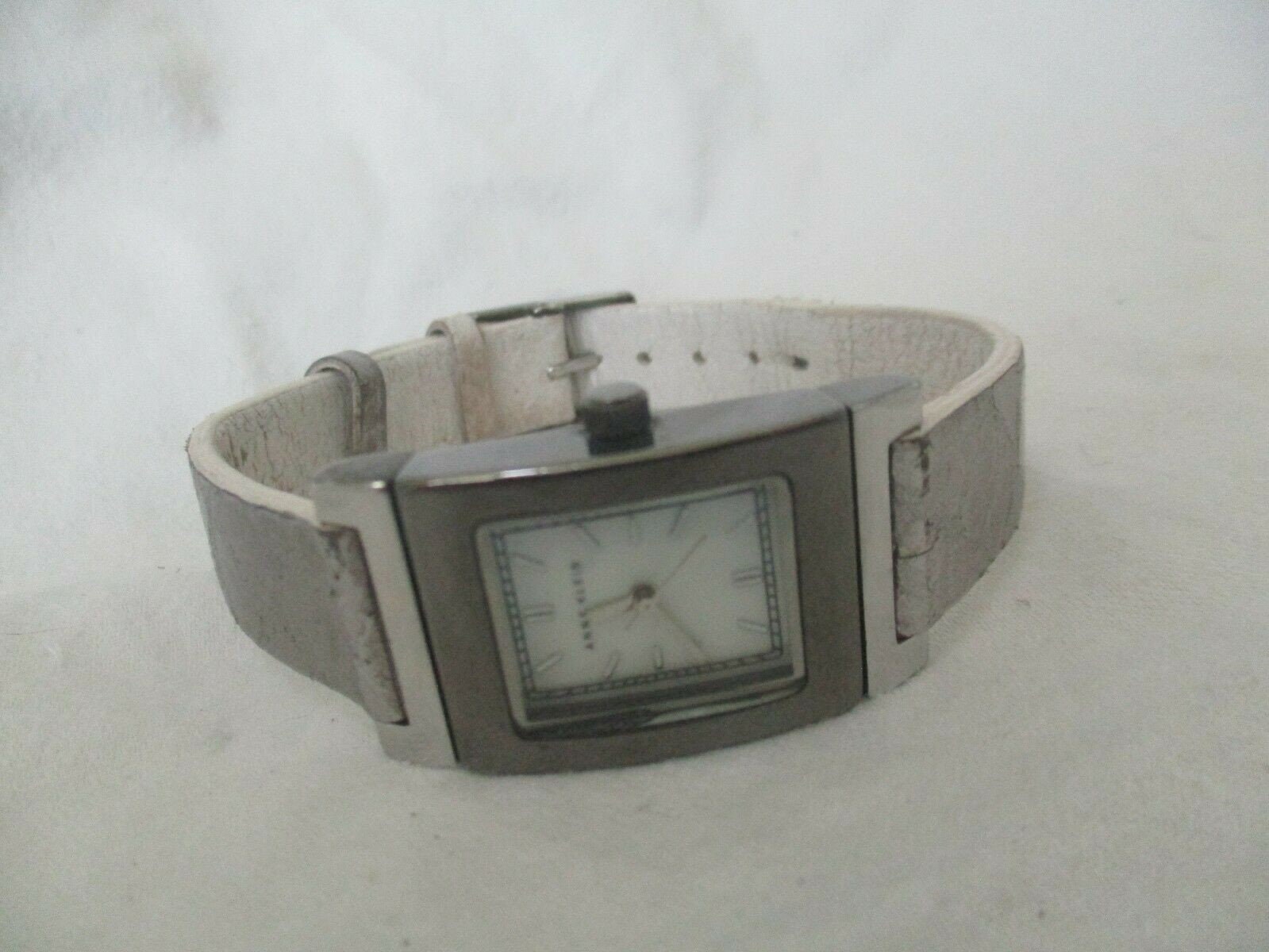 Anne Klein Classy Rectangular Wristwatch w/ Adjustable Band | Etsy