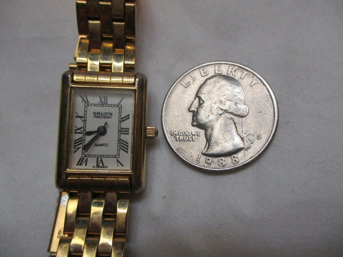 Gruen Precision Analog Wristwatch with Quartz Movement Etsy