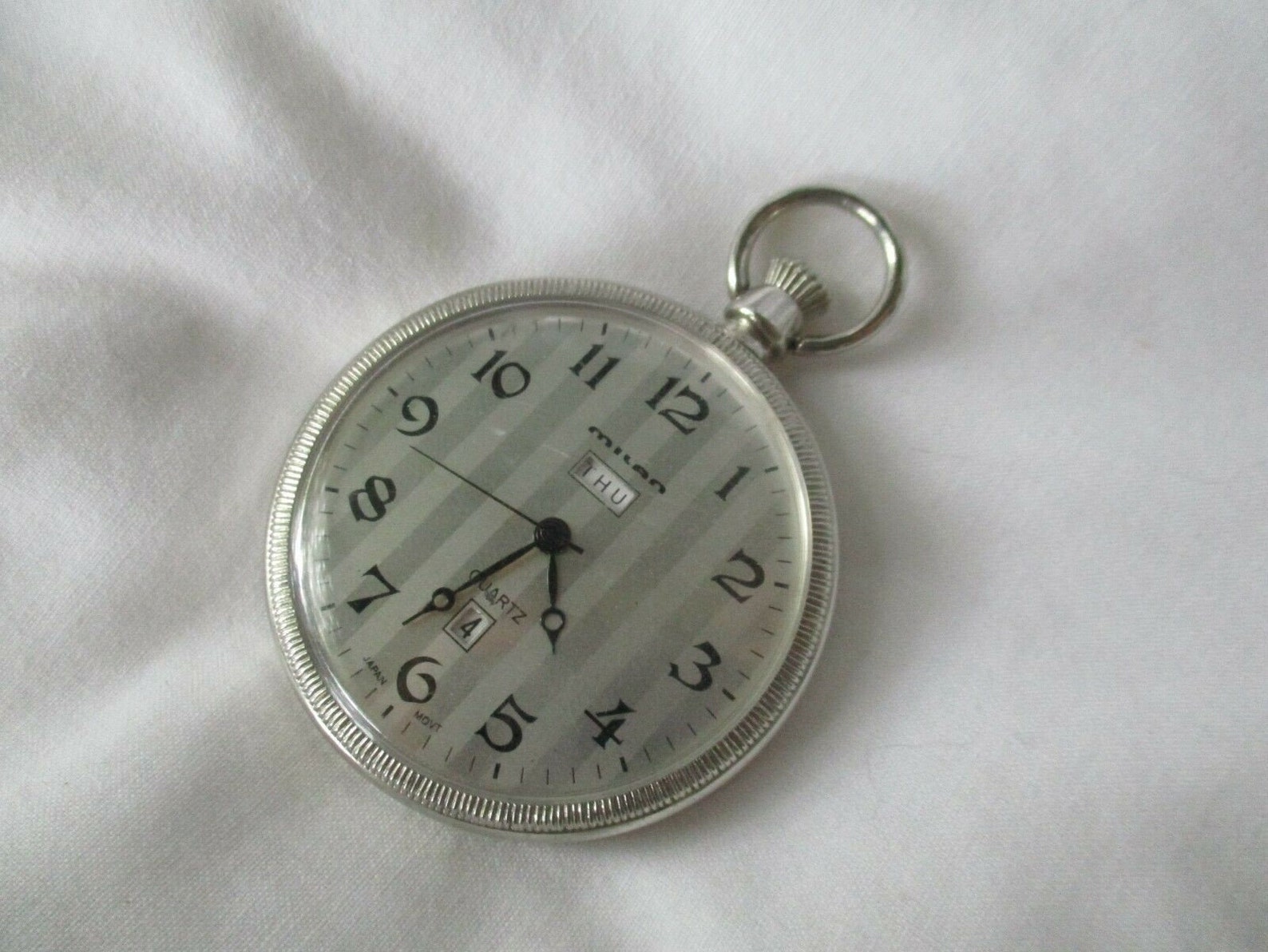 Milan Analog Pocket Watch with Quartz Movement Etsy