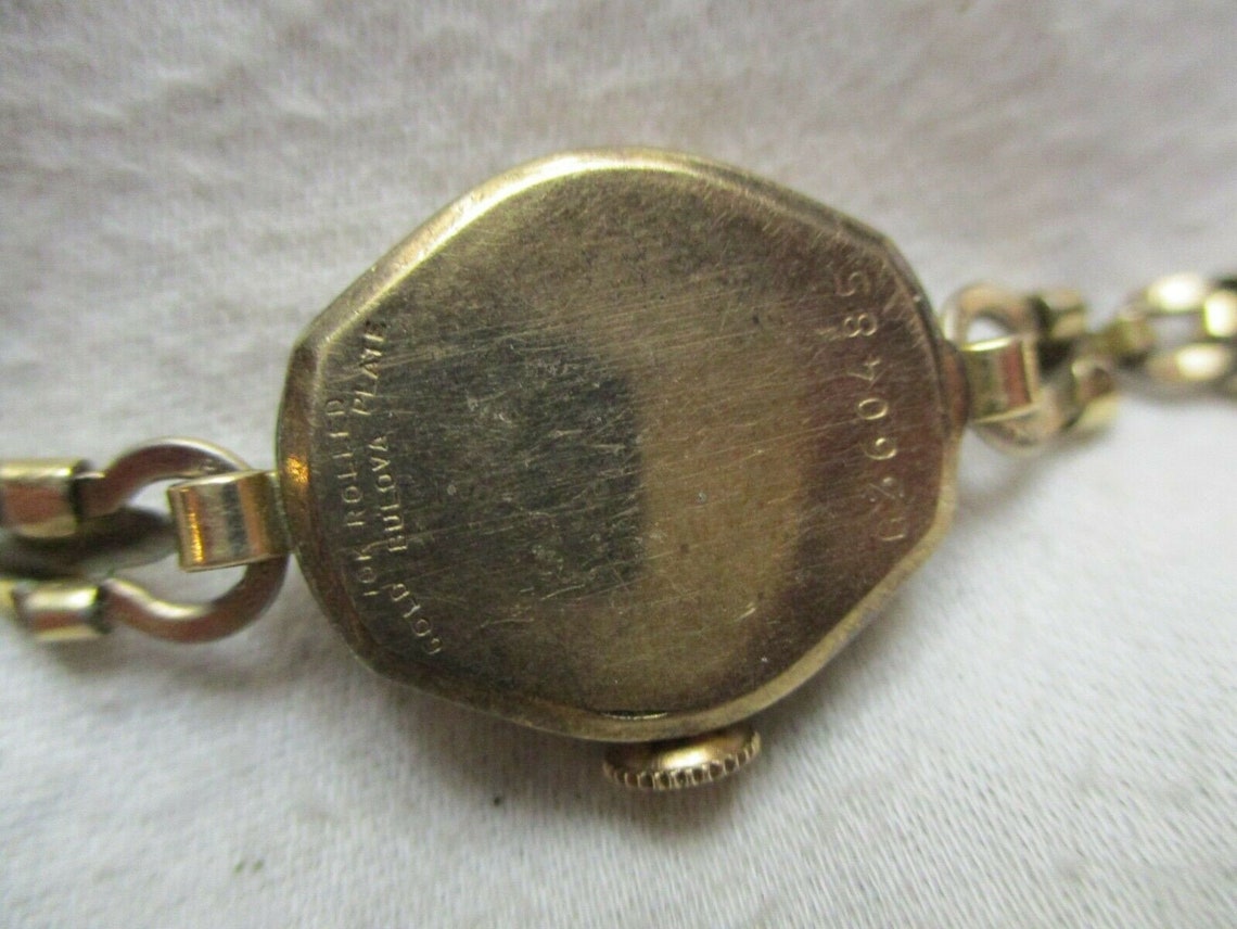 Bulova Wind Up Watch 10K Rolled Gold Plated Vintage 1/20 12K Etsy