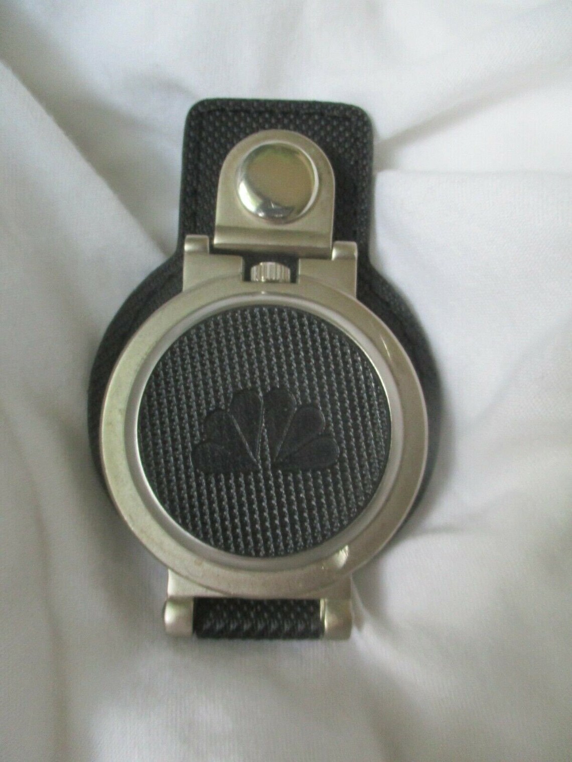 NBC Belt Loop Watch Black & Silver Toned Etsy