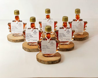 BULK ORDER Pure Canadian Maple Syrup in Maple Leaf-Shaped Bottle - Artisanal, Sustainable, Exceptional Quality - Perfect Gift for Events