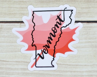 Fall Vermont Sticker