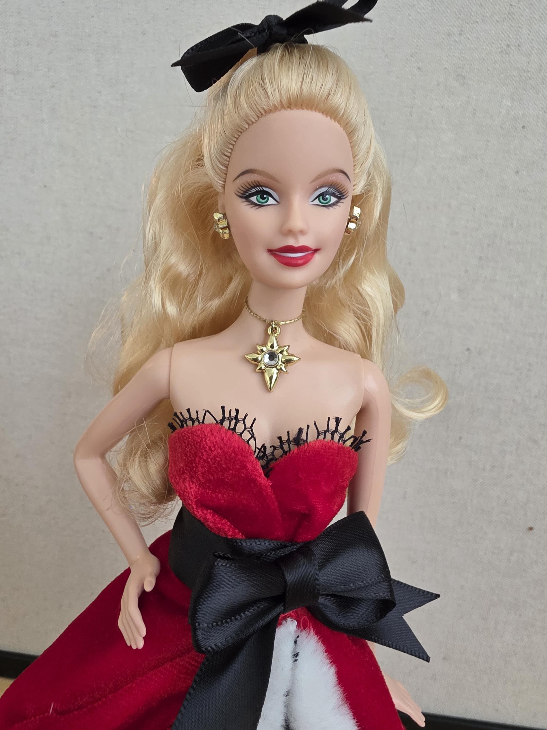 Black Holiday Barbie - Etsy