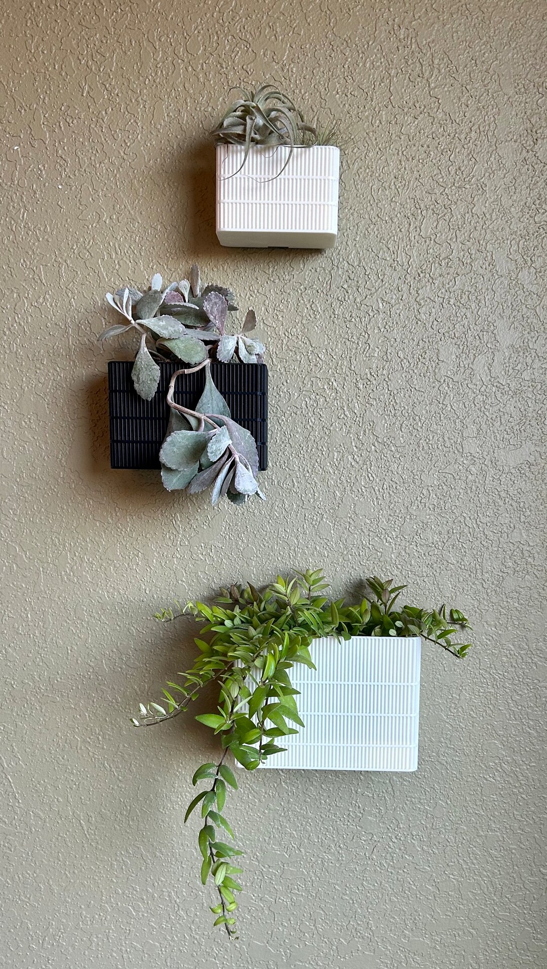 Wall Planter House Plant Drip Tray Planter Command Strip Planter