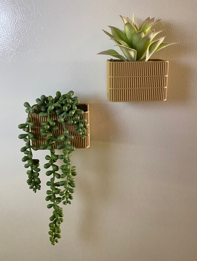 Wall planter drip tray planter gift cute planter living room gift holder hidden tray image 5
