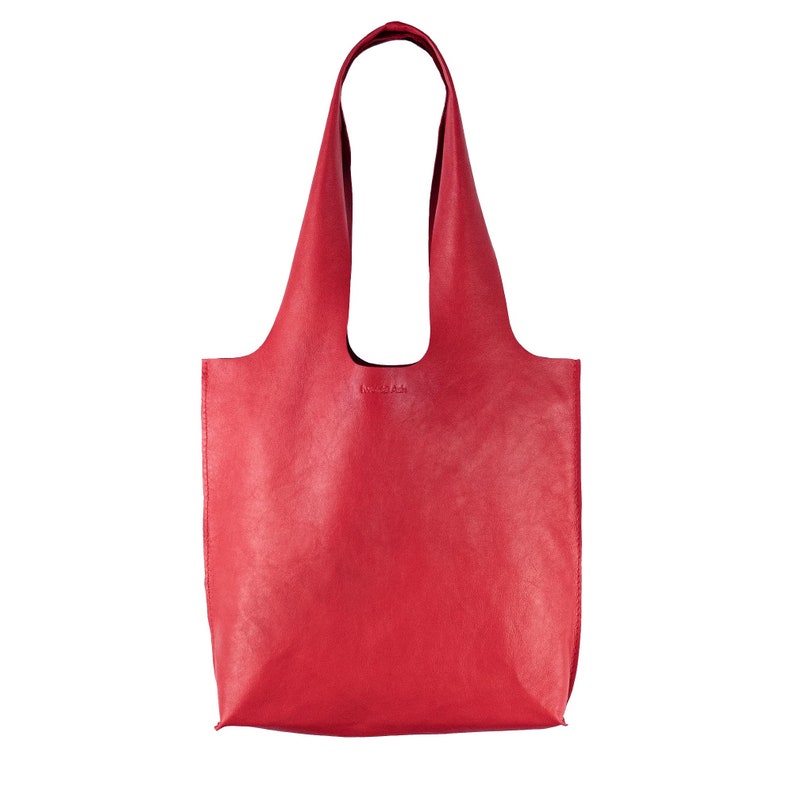 Hobo Red Leather Bag quot;Downtownquot; Style Hobo Red Leather Bag quot;Downtownquot; Style