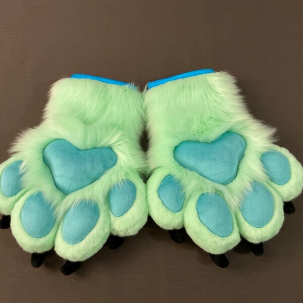 Green Fursuit Paws - Etsy