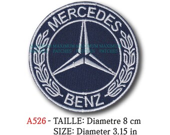 MERCEDES BENS BLUE TEAM logo  Motor Embroidered Iron On/Sew On Patch Badge 