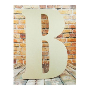 Wooden letters-from 10 cm to 80 cm high-Bernard font-9 mm MDF numbers