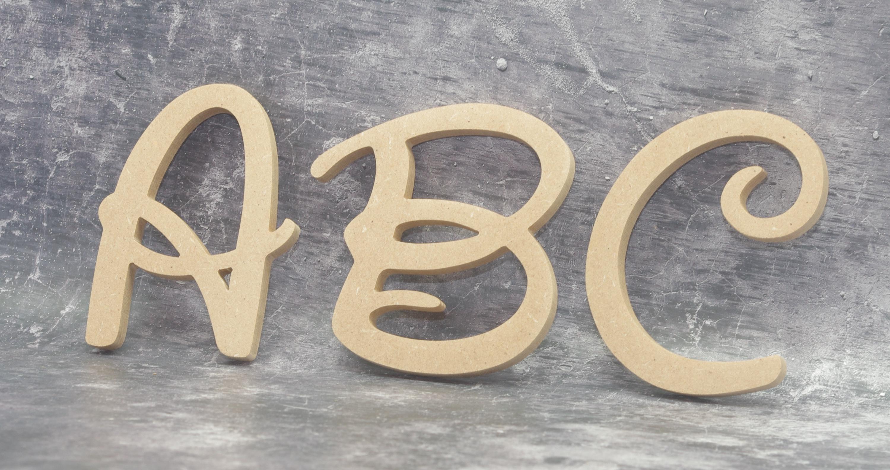Handmade Personalized Wooden Letters and Numbers in Disney Style Font ...