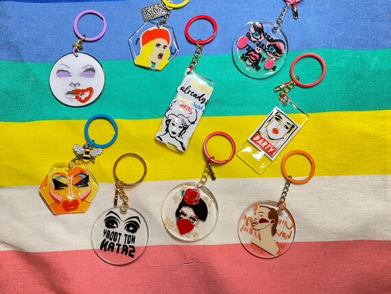 Drag Race Queens Keyrings A Celebration of Some of the Greatest