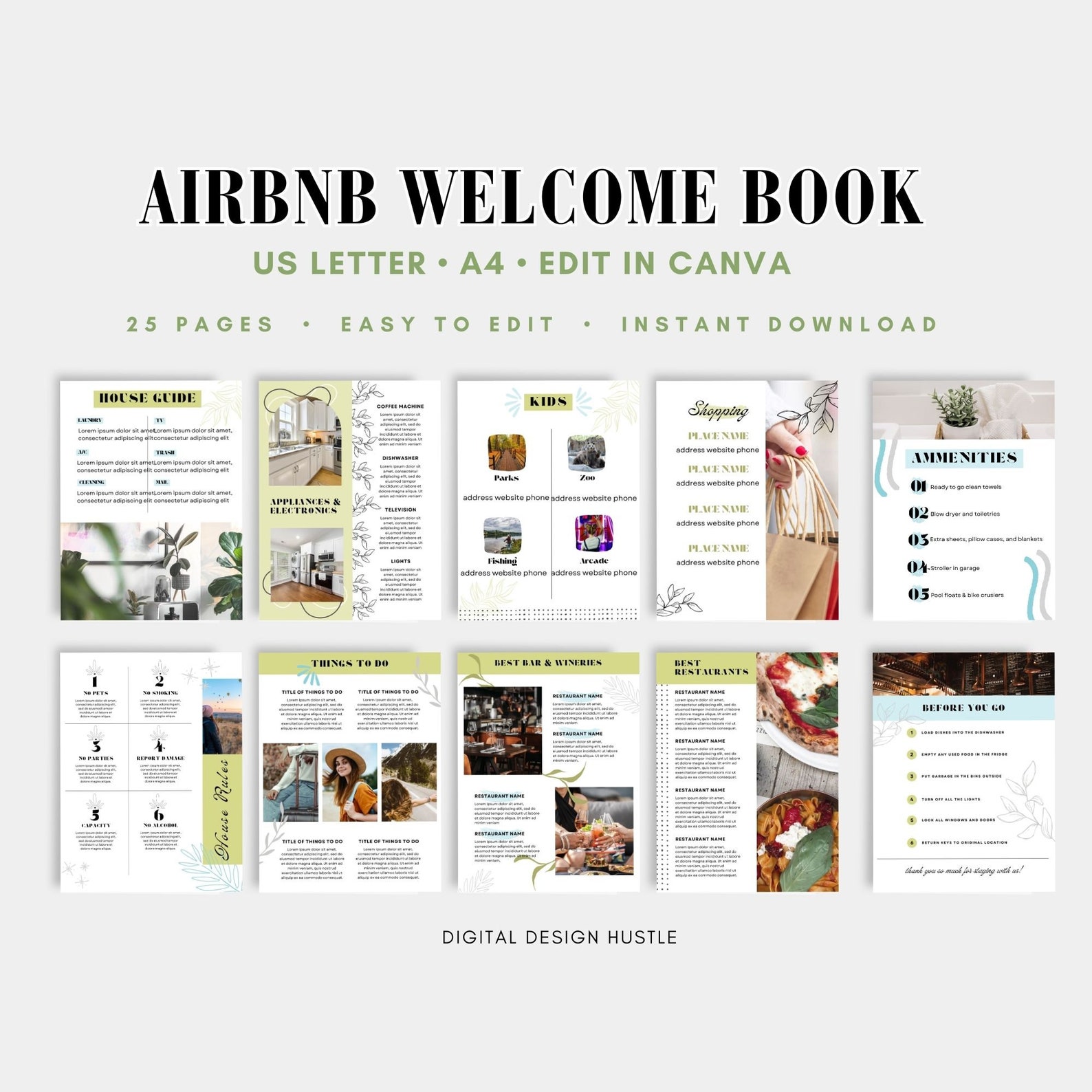 Airbnb Welcome Book Binder Airbnb Template Airbnb Ebook Template Airbnb Welcome Book Binder Airbnb Template Airbnb Ebook Template