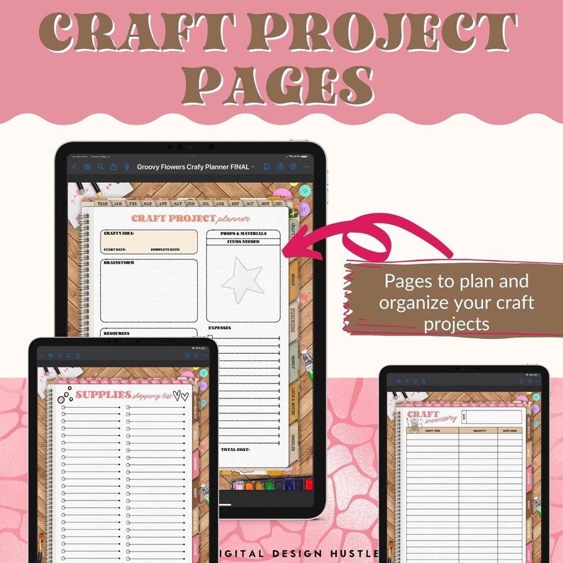 Craft Planner, Craft Project Organizer, Project Tracker, Sewing ...