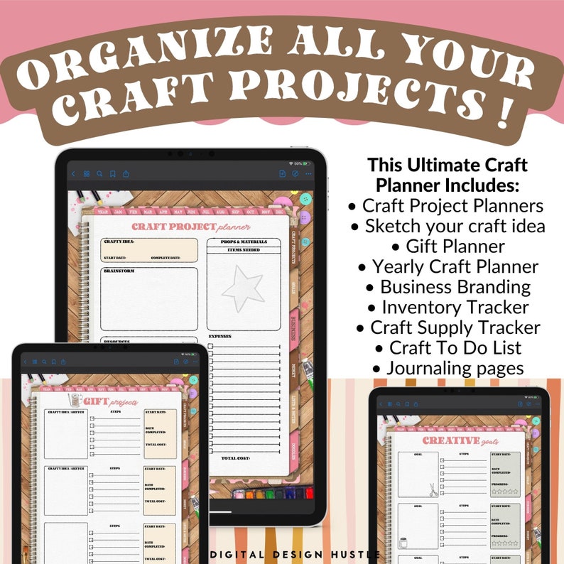 Craft Planner, Craft Project Organizer, Project Tracker, Sewing ...