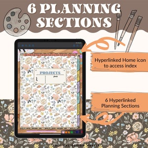 Digital Craft Planner, Craft Project Printable, Project Tracker, Hobby ...