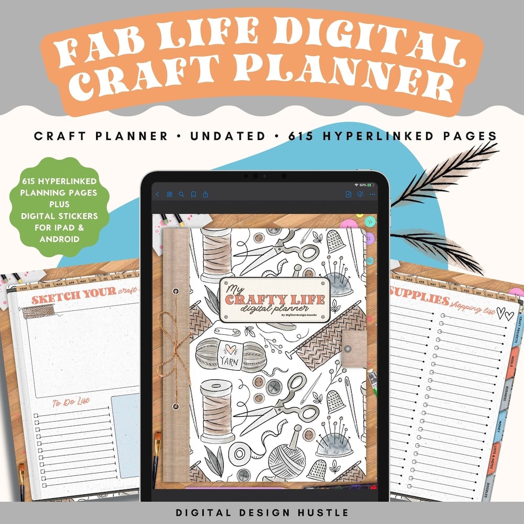 Craft Planner, Craft Project Organizer, Project Tracker, Hobby Planner ...