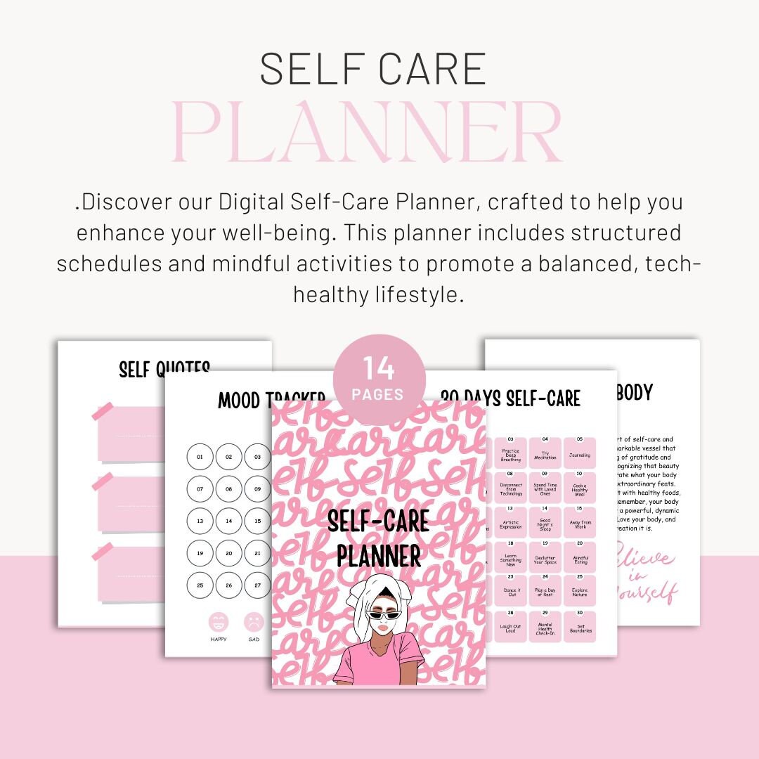 Self Care Planner - Etsy Canada