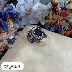 Handmade Women Ring, Turkish Handmade Silver Ladies Ring, Ottoman Women Ring, Alexandrite Women Ring, Ladies Ring, 925k Sterling Silver Ring
