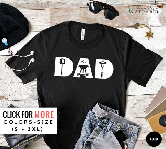 Father's Day Funny Gift Ideas Apparel Papa Baseball Font Dad Father T-Shirt