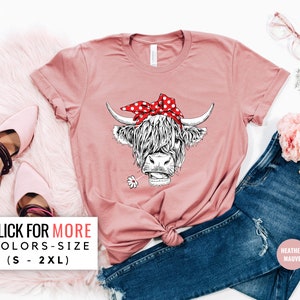 Cow Shirt for Farm Mom, Cow Tshirt for Birthday, Funny Cow Gift for Cow Lover, Cow T Shirt for Mom, Cow Tee For Birthday Mom, Farm Mom Shirt