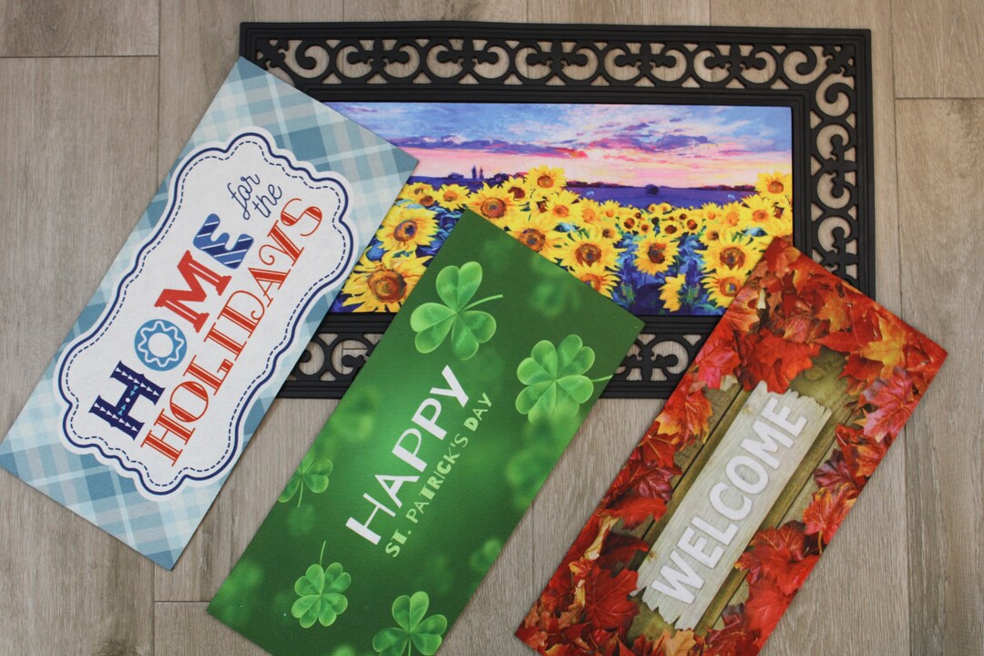 Seasonal Doormats, Spring Doormat, Summer Doormat, Fall Doormat, Winter