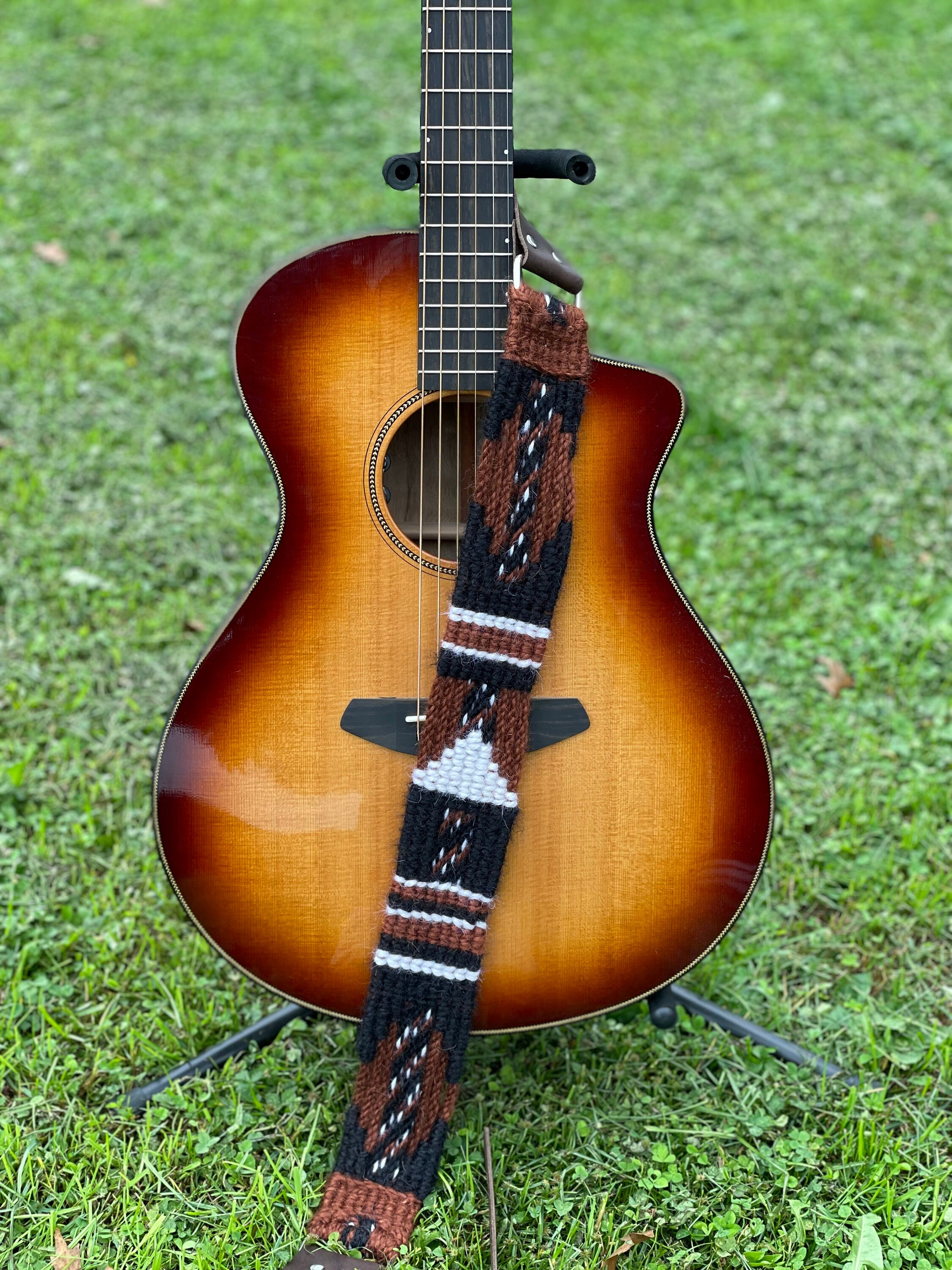 Mohair Guitar Strap Etsy