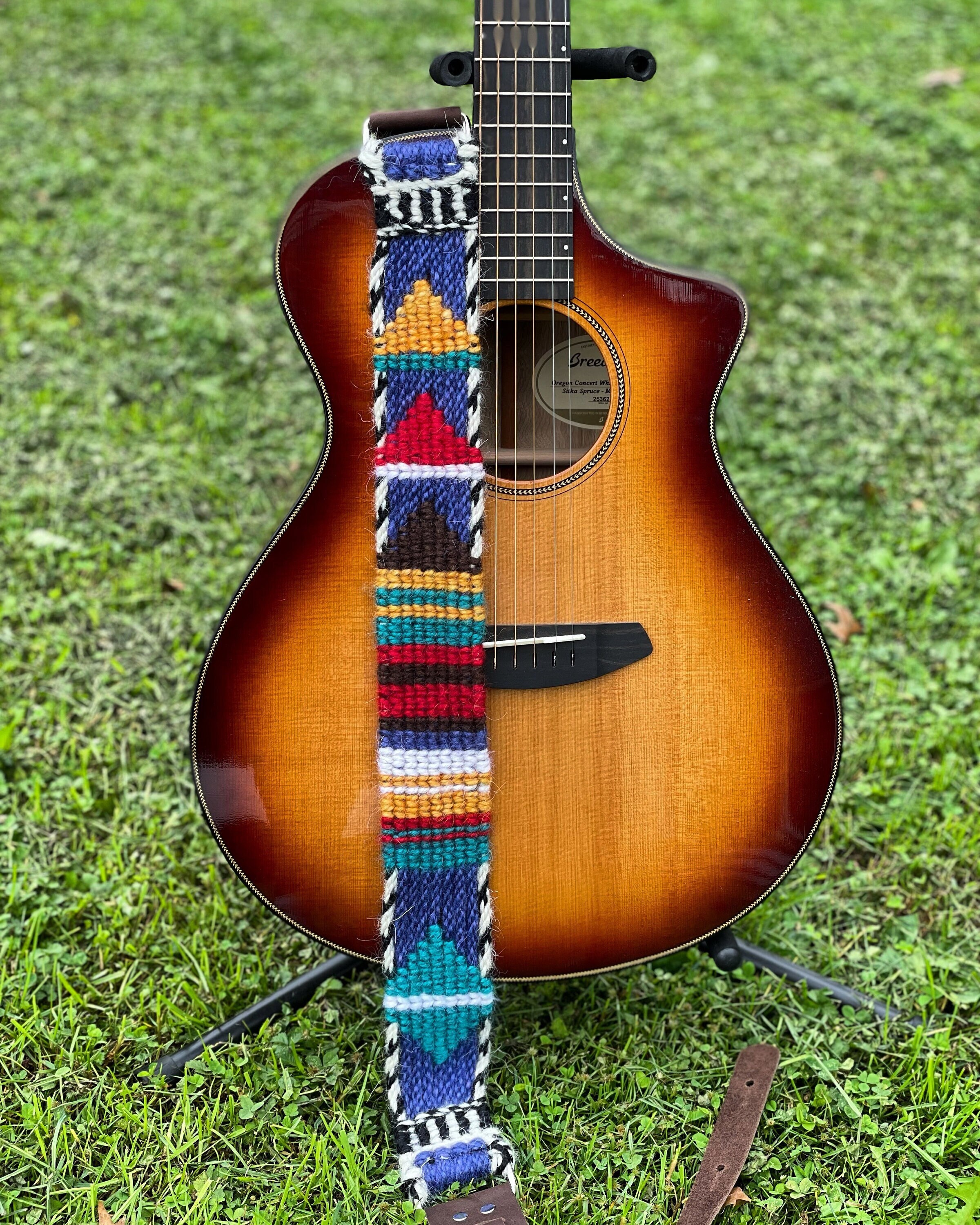 Mohair Guitar Strap Etsy