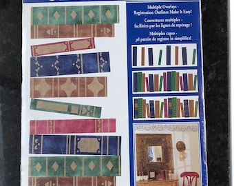 VTG Plaid Stencil Decor Brand New Sealed 1997 Decorative Painting 26732 Books