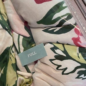 Brand New Martha Stewart Lush Blossom 6 Pc Full Comforter Set Floral Pink image 8