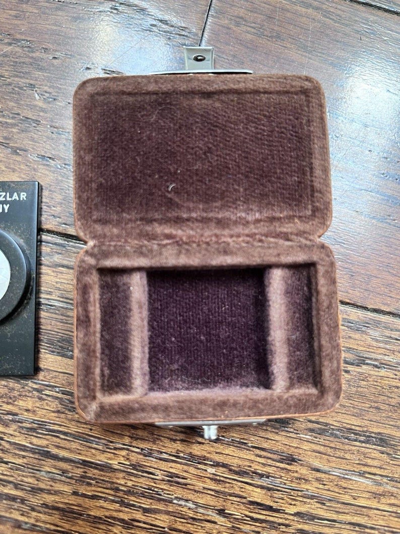 Optical Microscope Part Leitz Wetzlar Germany Reticle Target Optics Case image 3