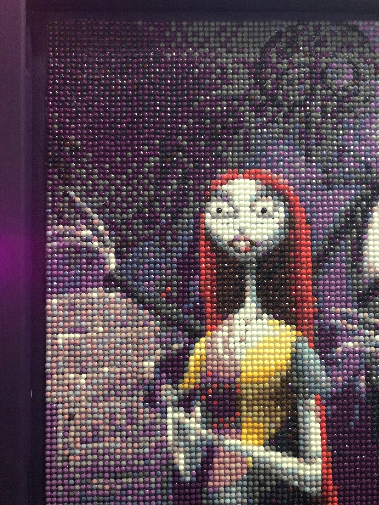 The nightmare before Christmas diamond painting completed with  Etsy