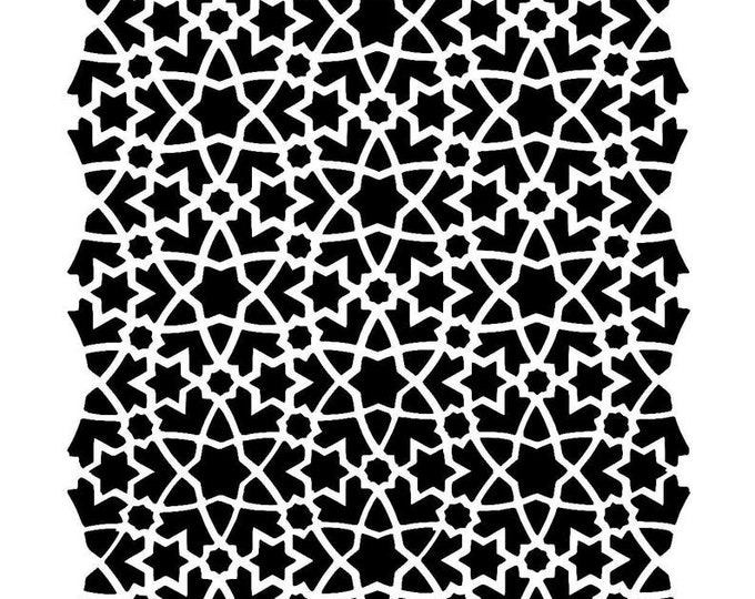 Moroccan Pattern Stencil - Etsy