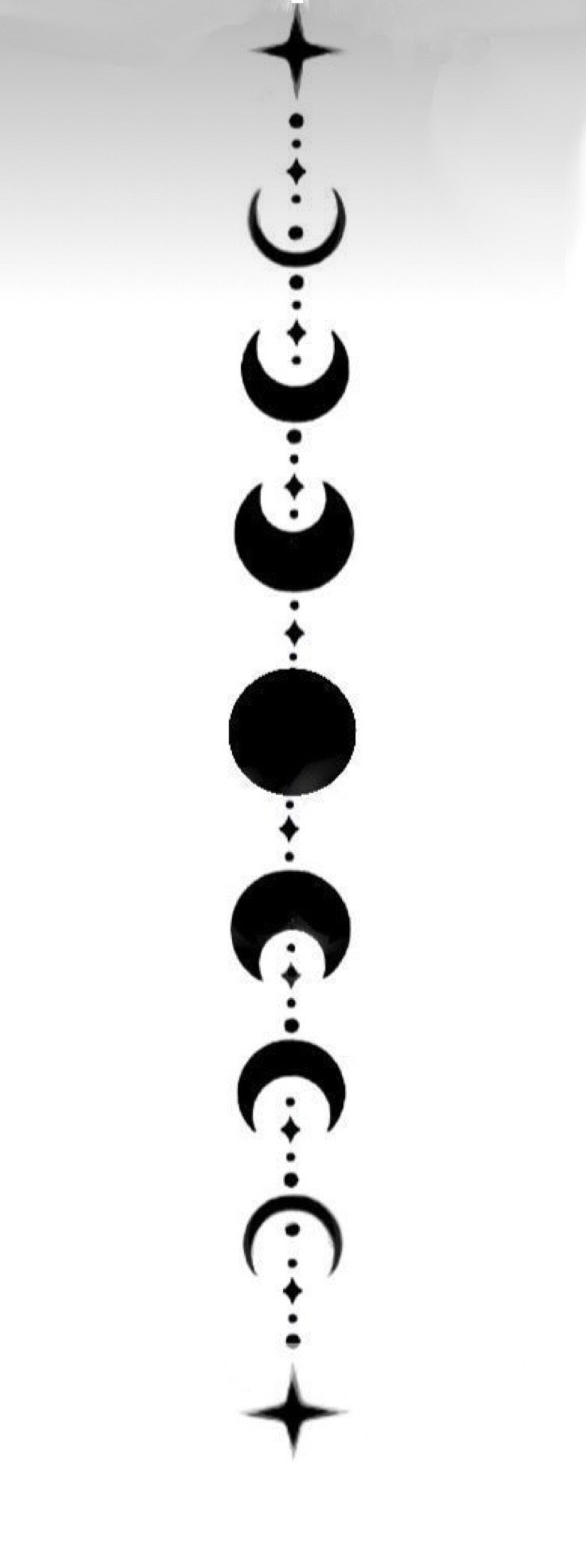 Moon Phases Stencil - Etsy