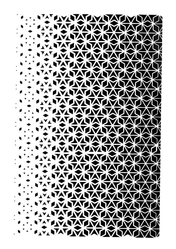 Geometric Pattern Stencil
