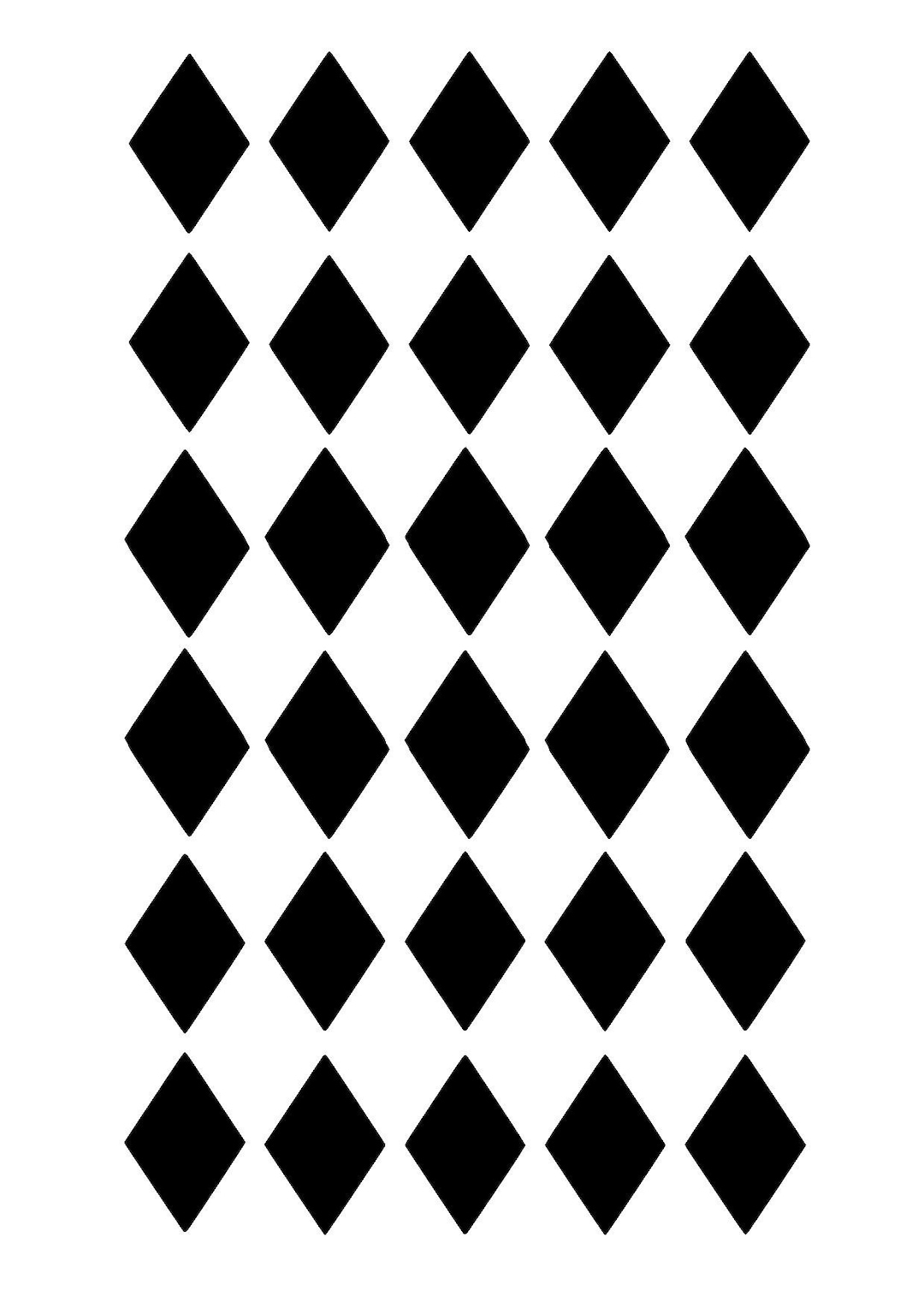 Diamond Shape Stencil