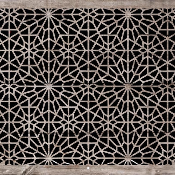 Moroccan Stencil Etsy