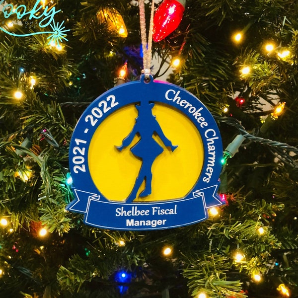 Personalized Drill and Dance Team Ornament | Dancer Ornament | Drill Team Ornament | Christmas Ornament | Drill Team Gifts | Dancer Gifts |