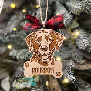 Labrador Ornament | Lab Ornament | Labrador Retriever Gift | Dog Ornament | Dog Stocking Tag