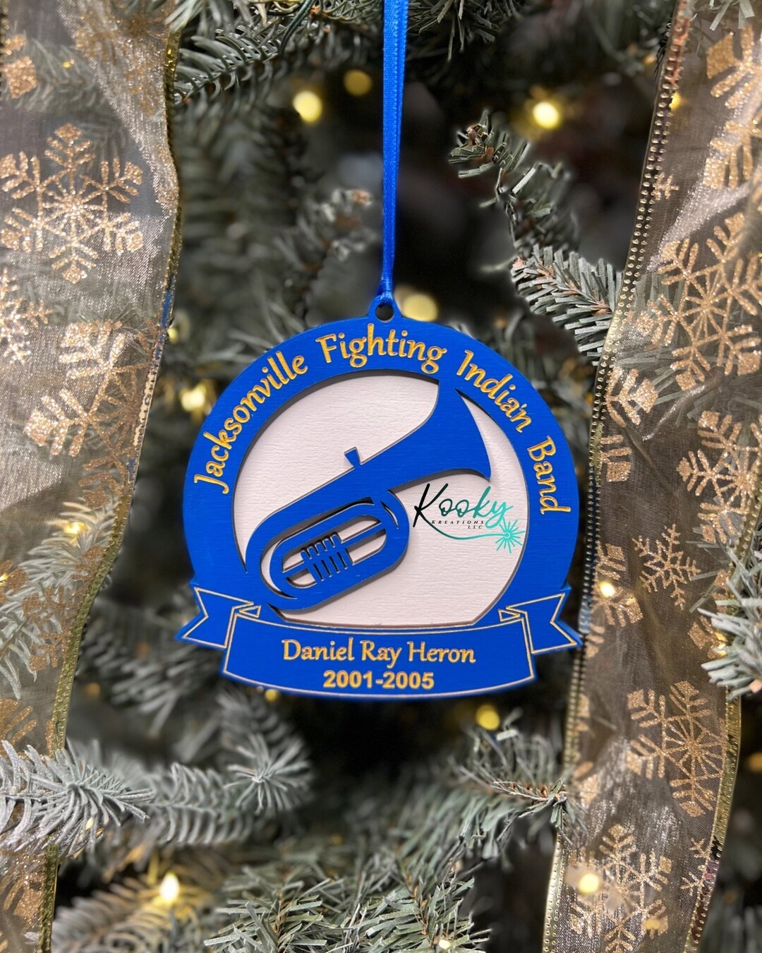 Personalized Tuba Ornament Tuba Player Ornament Band Ornament Christmas