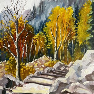 Aspen Leaves Fall