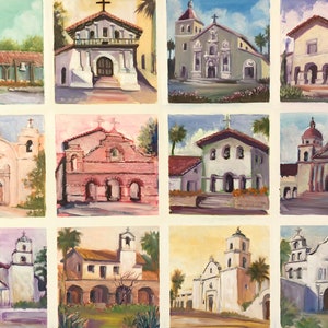Twelve California Mission Churches