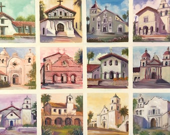 Twelve California Mission Churches