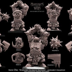 Gurkur Ironjaw Black Orc Warlord| free bases included| get additional discount!| Avatars of War