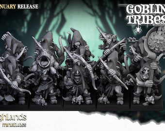 Swamp Goblins Archers| free bases included| get additional discount!| Highlands Miniatures