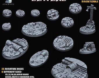 Sewer Bases for Fantasy Wargames T9A
