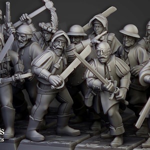 Sunland Militia| free bases included| get additional discount!| Highlands Miniatures
