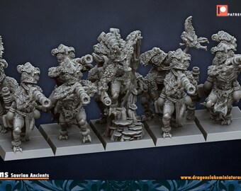 Chameleon| free bases included| get additional discount!| DragonsLake Miniatures