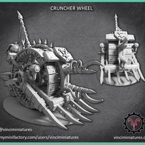 Cruncher Wheel| gratis bases inbegrepen| krijg extra korting!